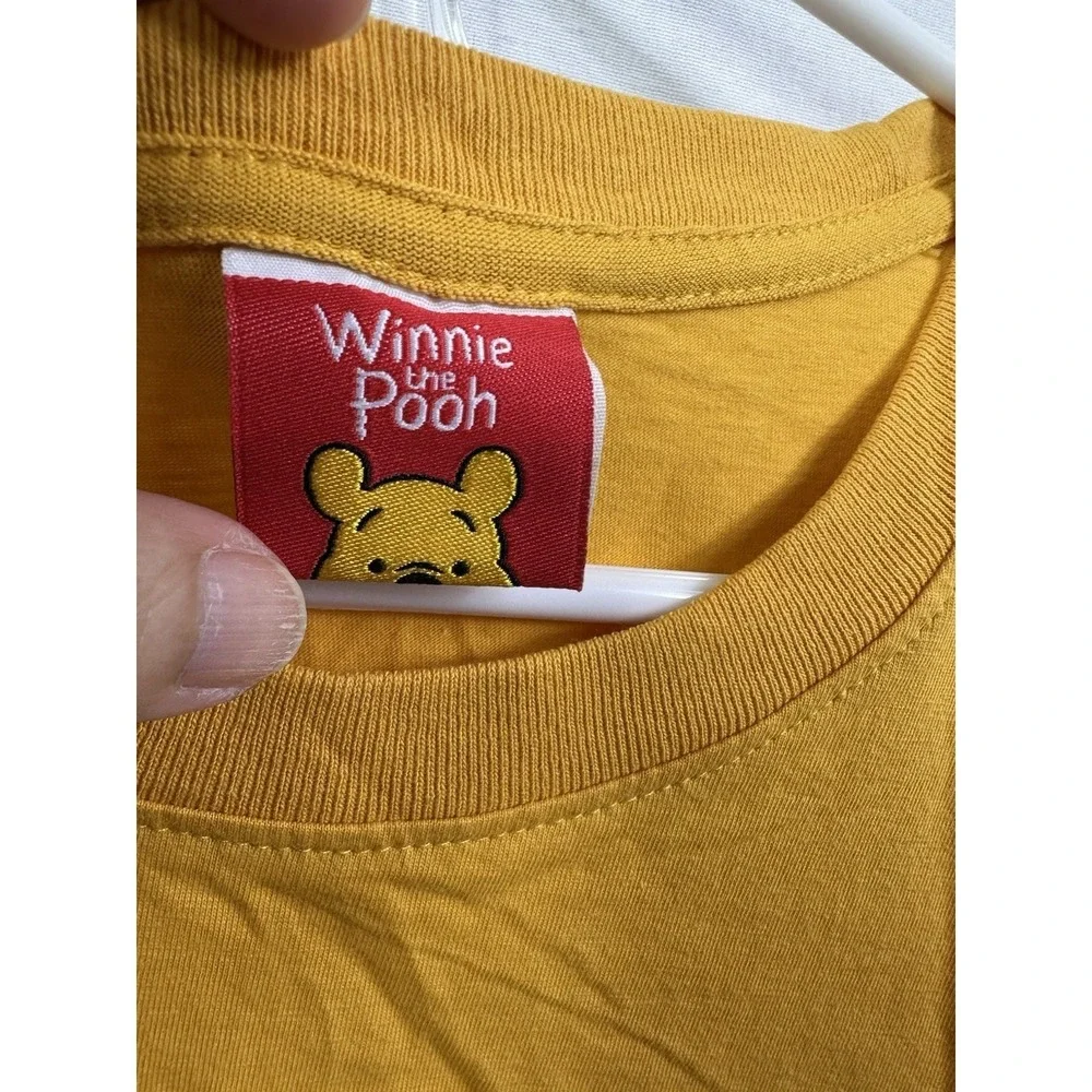 Winnie the Pooh Kids Shirt Yellow Hundred Acre Wood Eeyore‎ Graphic Tee Disney